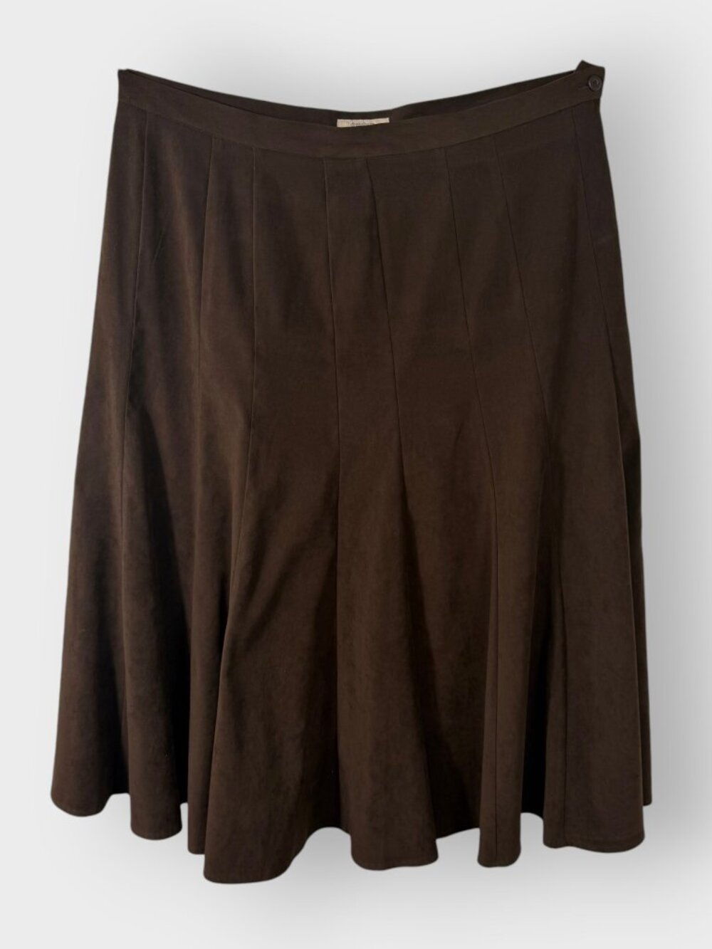 Dressbarn Faux Suede Midi Skirt | 18W | Prairie Western Equestrian Heritage